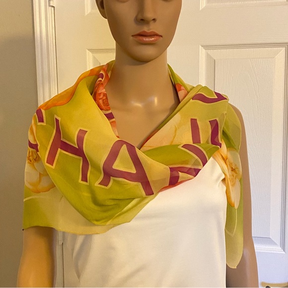 EUC CHANEL Silk Scarf - Picture 6 of 15